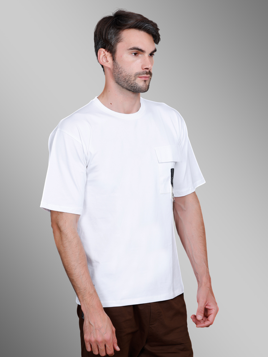 Pearl Essence White Round Neck T-shirt