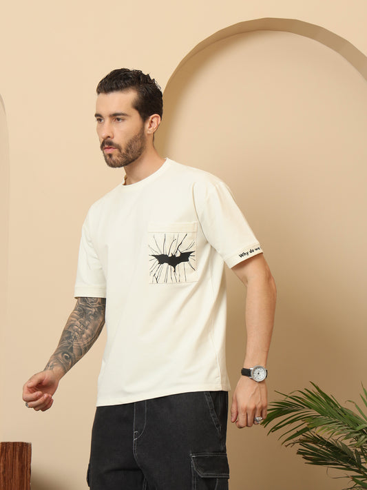 Bat Terry Lycra Round Neck T-shirt