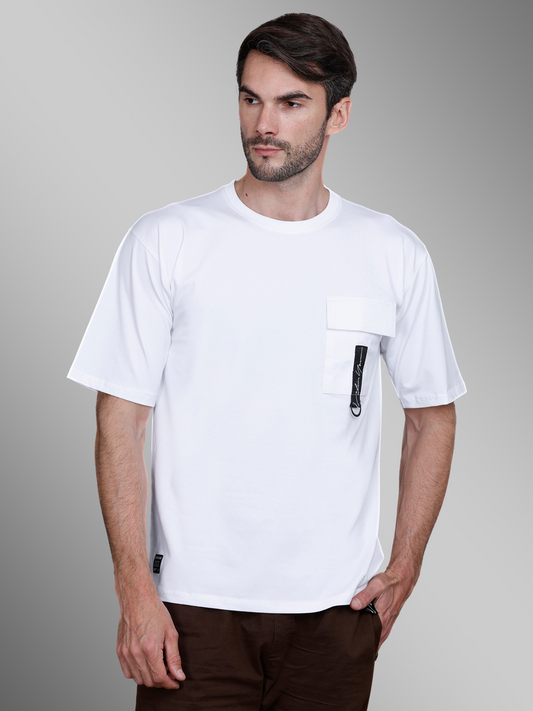 Pearl Essence White Round Neck T-shirt