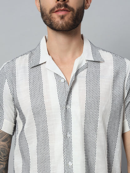 Resort Wear Stripes Shirt