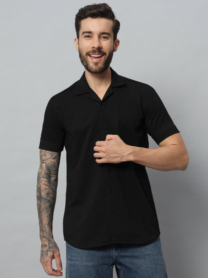 Resort Wear Black Shirt