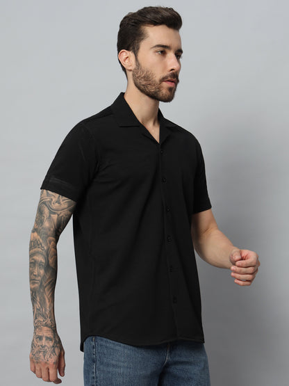 Resort Wear Black Shirt