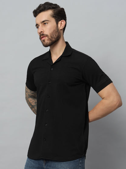 Resort Wear Black Shirt