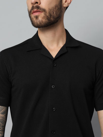 Resort Wear Black Shirt