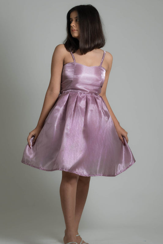 BLAIR Mauve Pink Party Dress